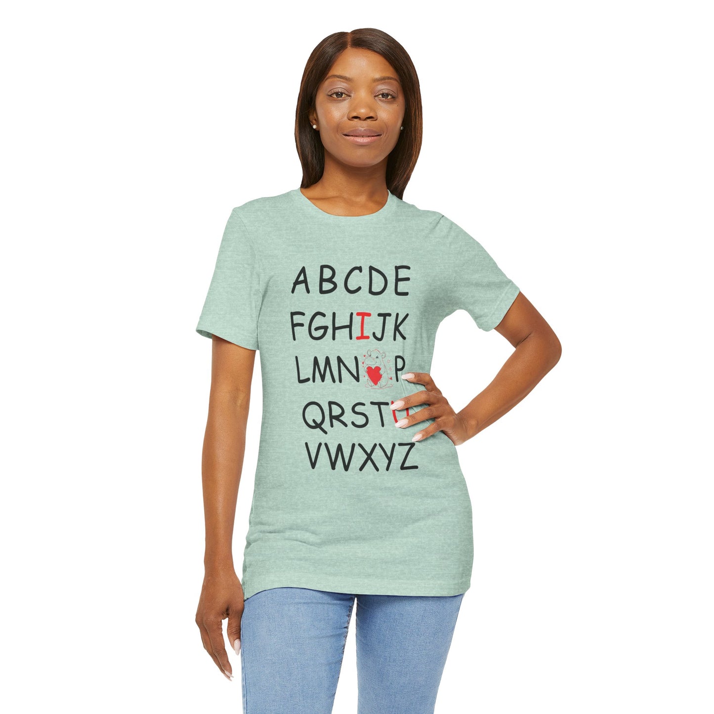'ABC I Love You' Boyfriend Tee