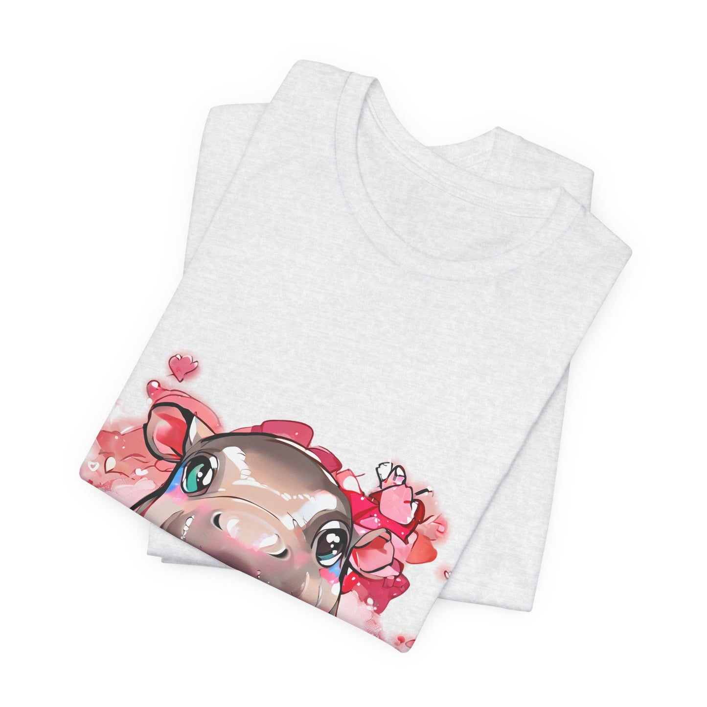'Hippo Heart' Boyfriend Tee