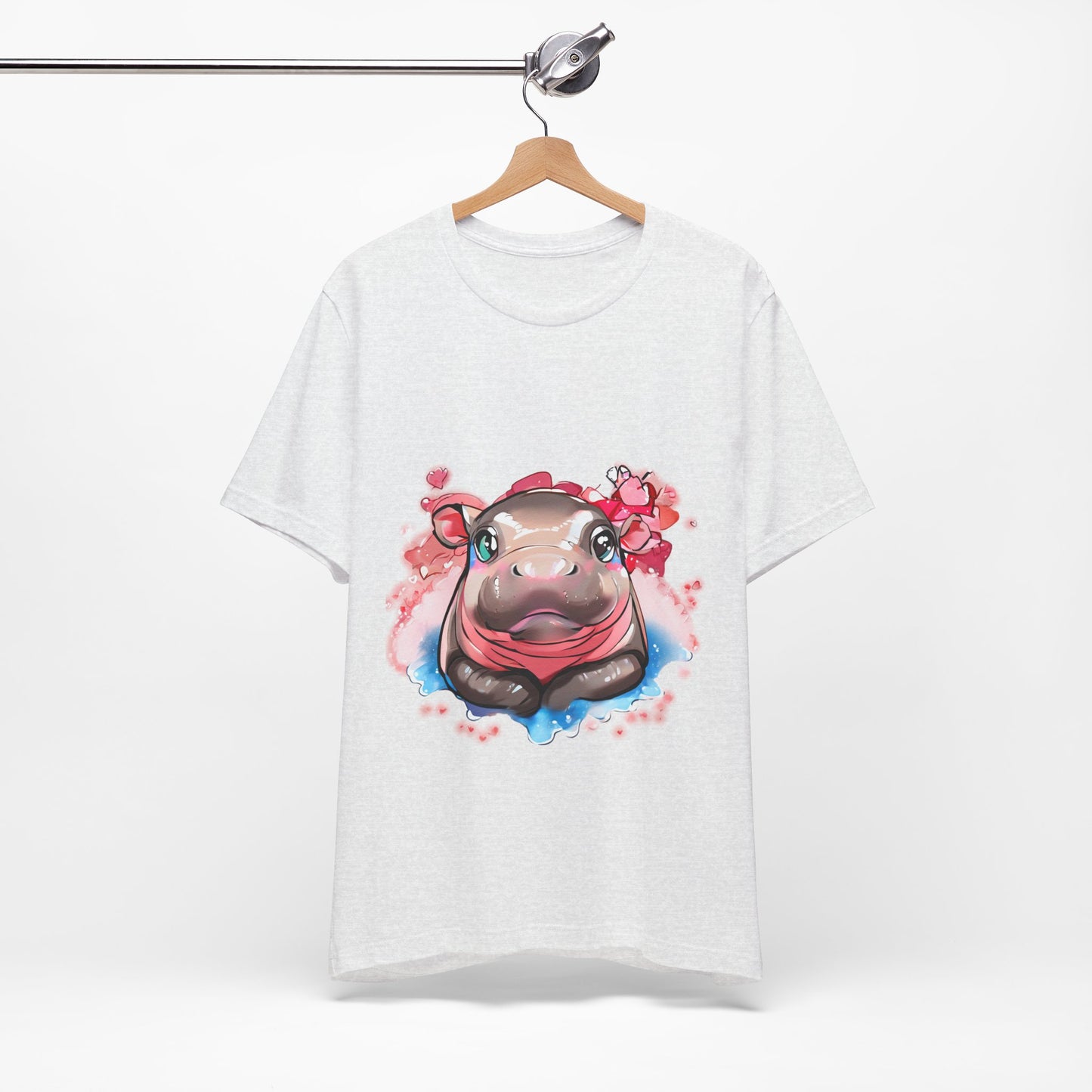 'Hippo Heart' Boyfriend Tee