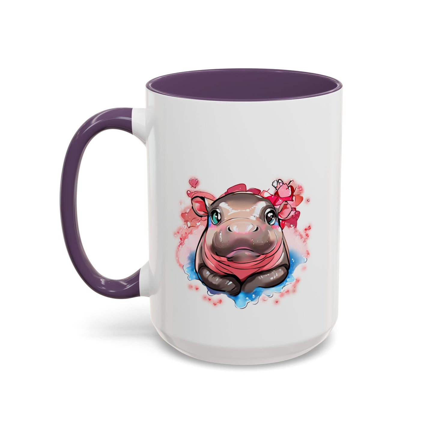 'Hippo Heart' Coffee Mug