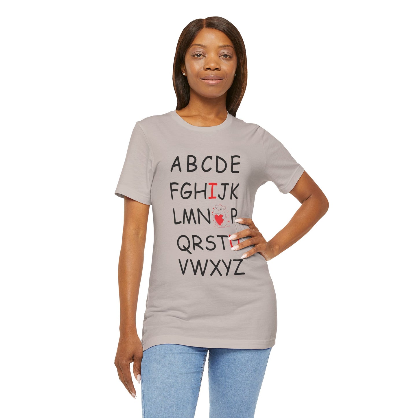 'ABC I Love You' Boyfriend Tee