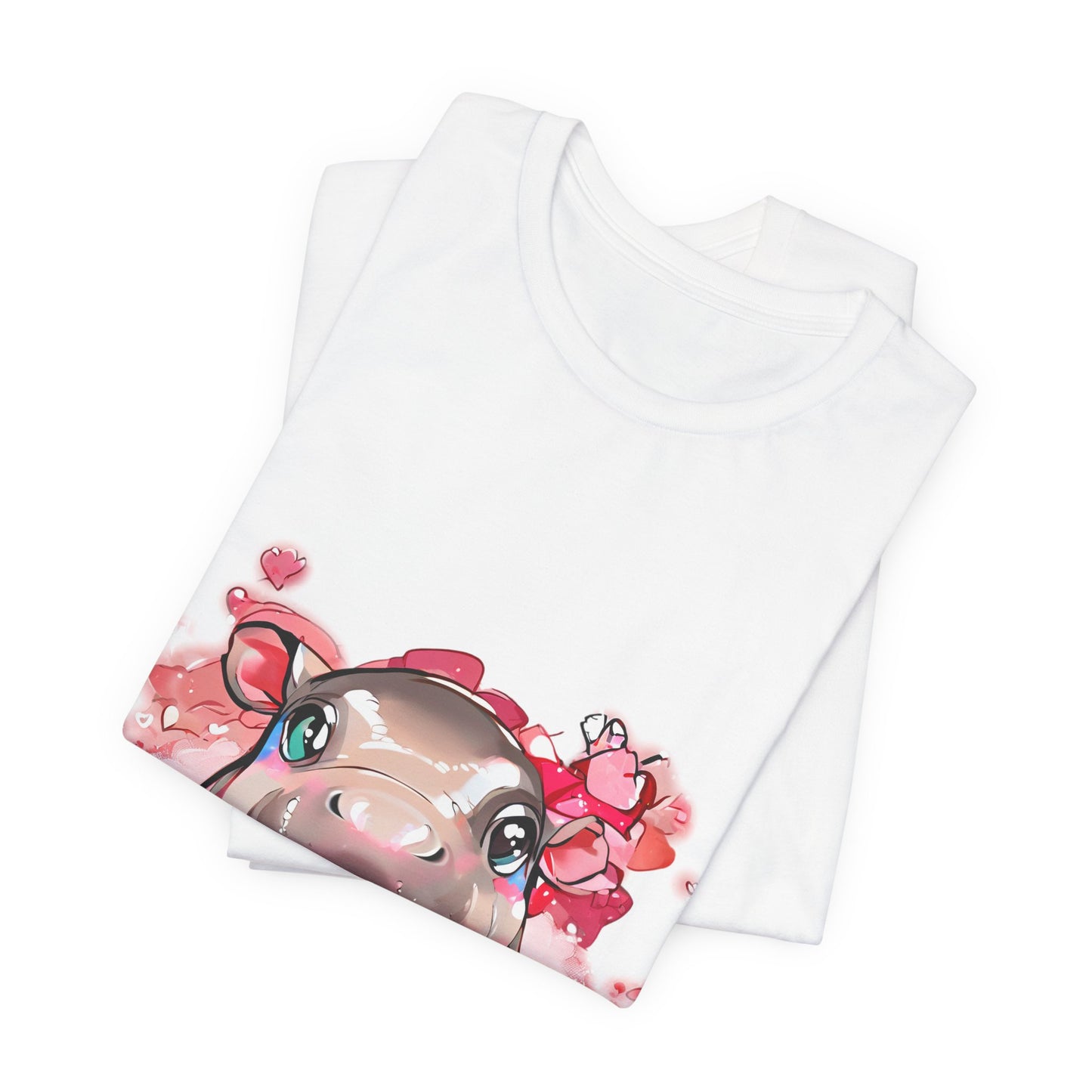 'Hippo Heart' Boyfriend Tee