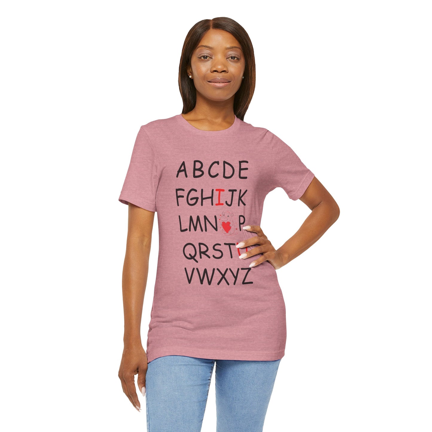 'ABC I Love You' Boyfriend Tee