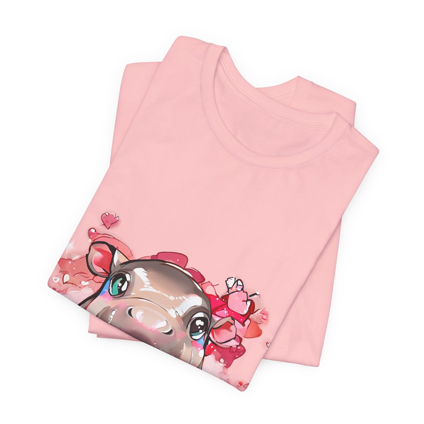 'Hippo Heart' Boyfriend Tee