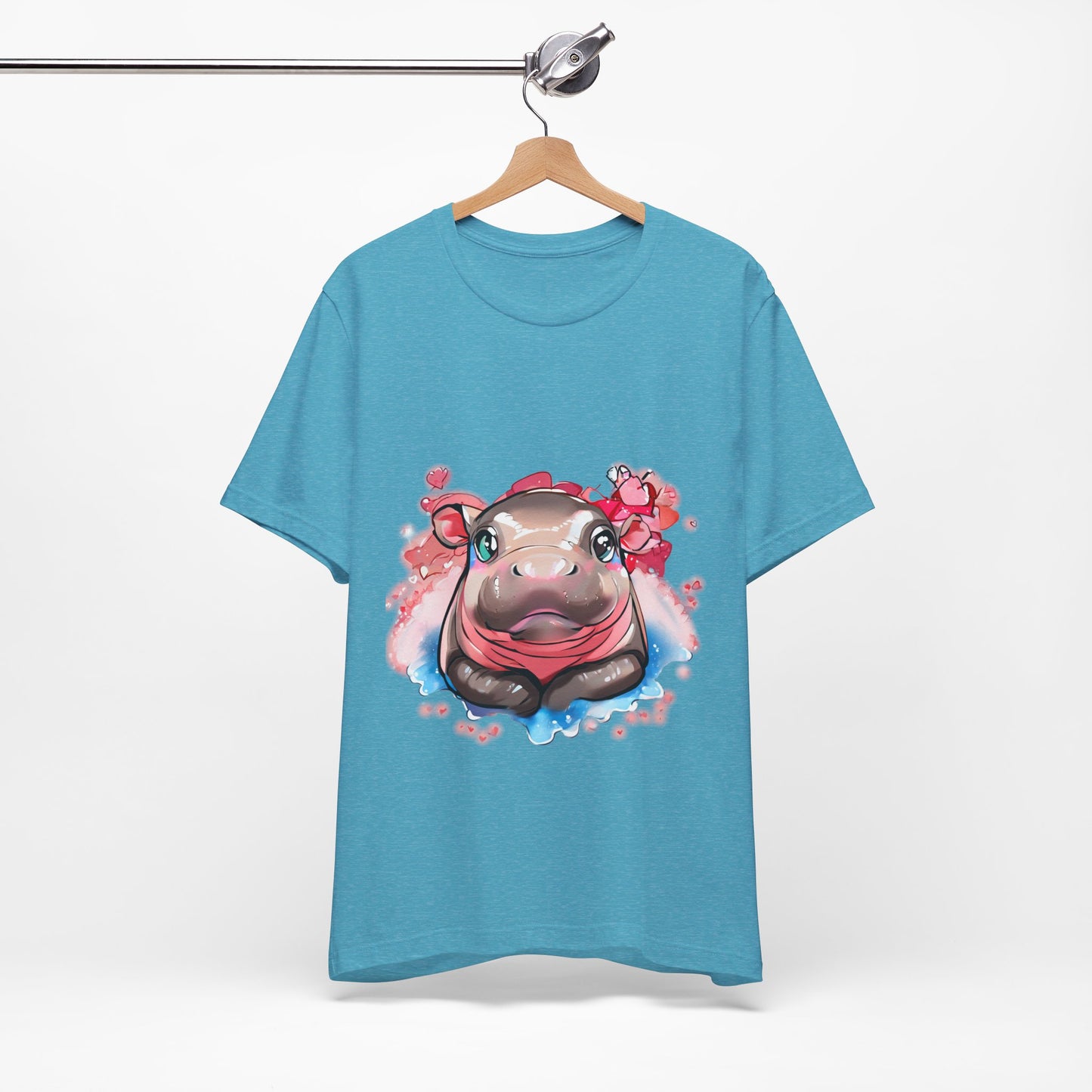 'Hippo Heart' Boyfriend Tee
