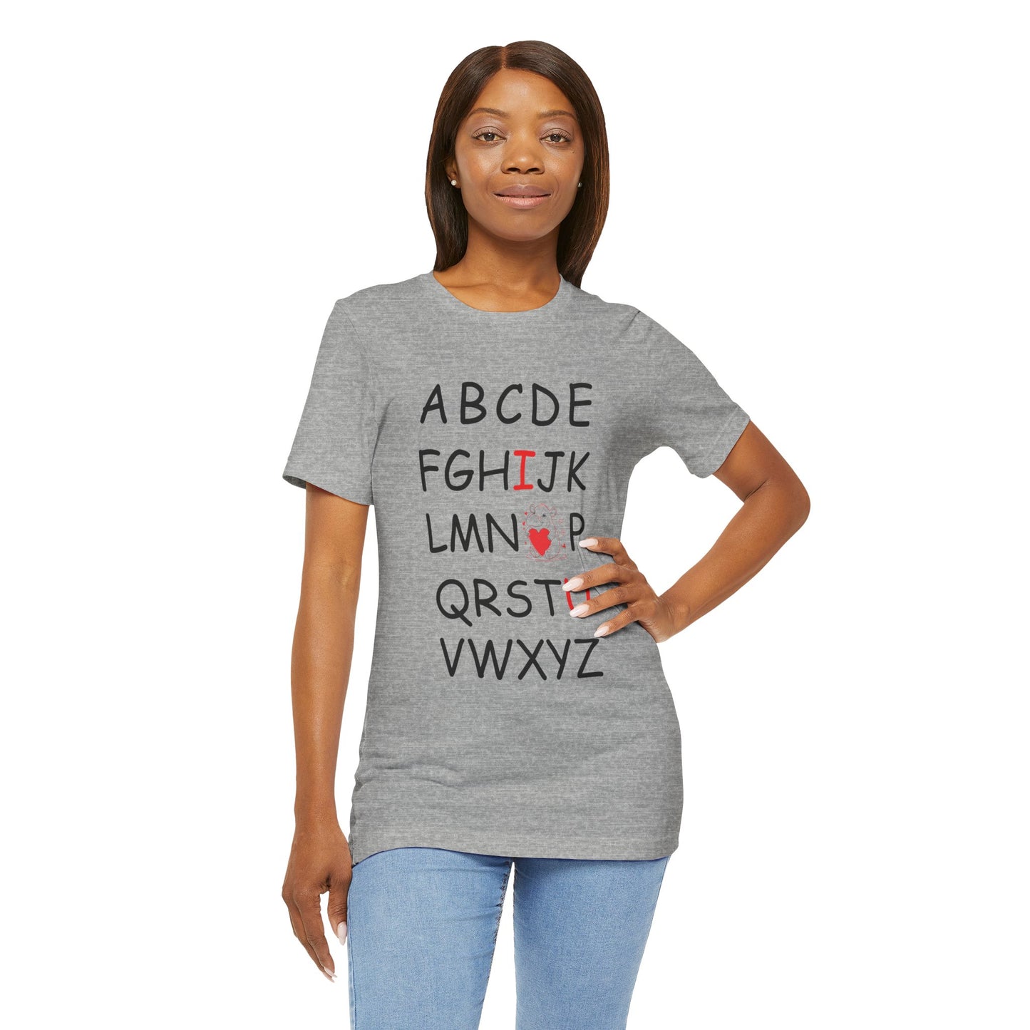 'ABC I Love You' Boyfriend Tee