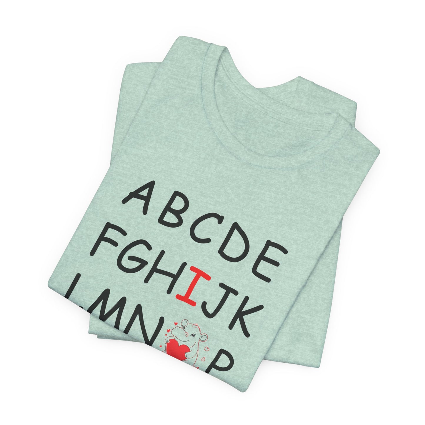 'ABC I Love You' Boyfriend Tee