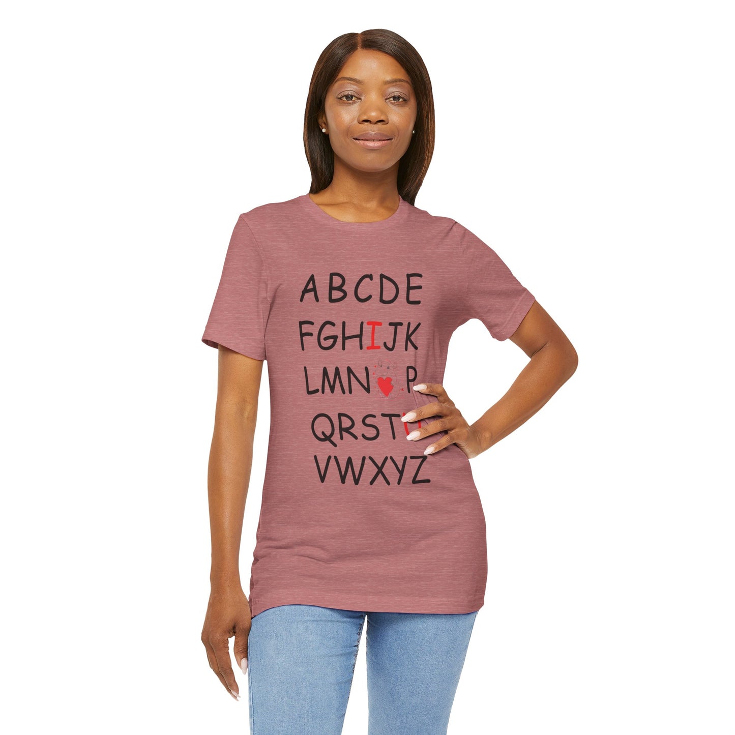 'ABC I Love You' Boyfriend Tee