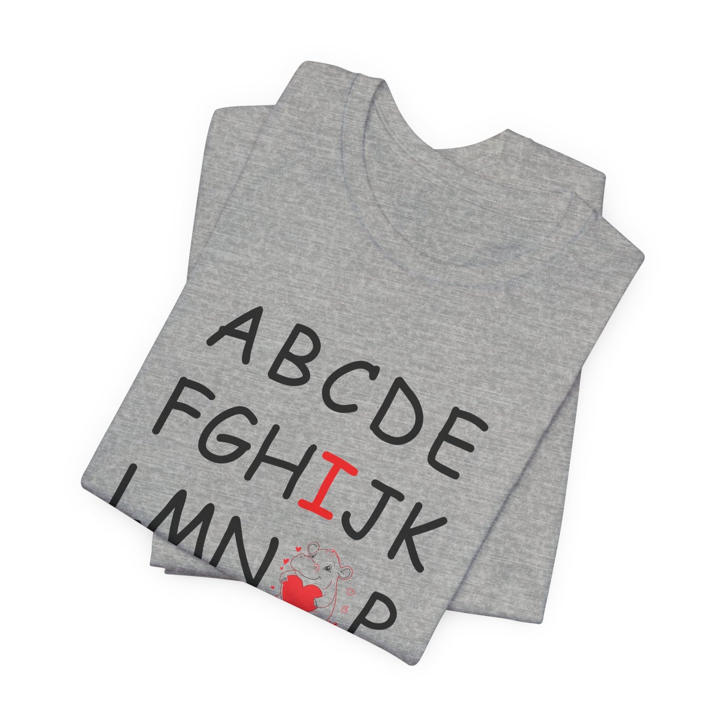 'ABC I Love You' Boyfriend Tee