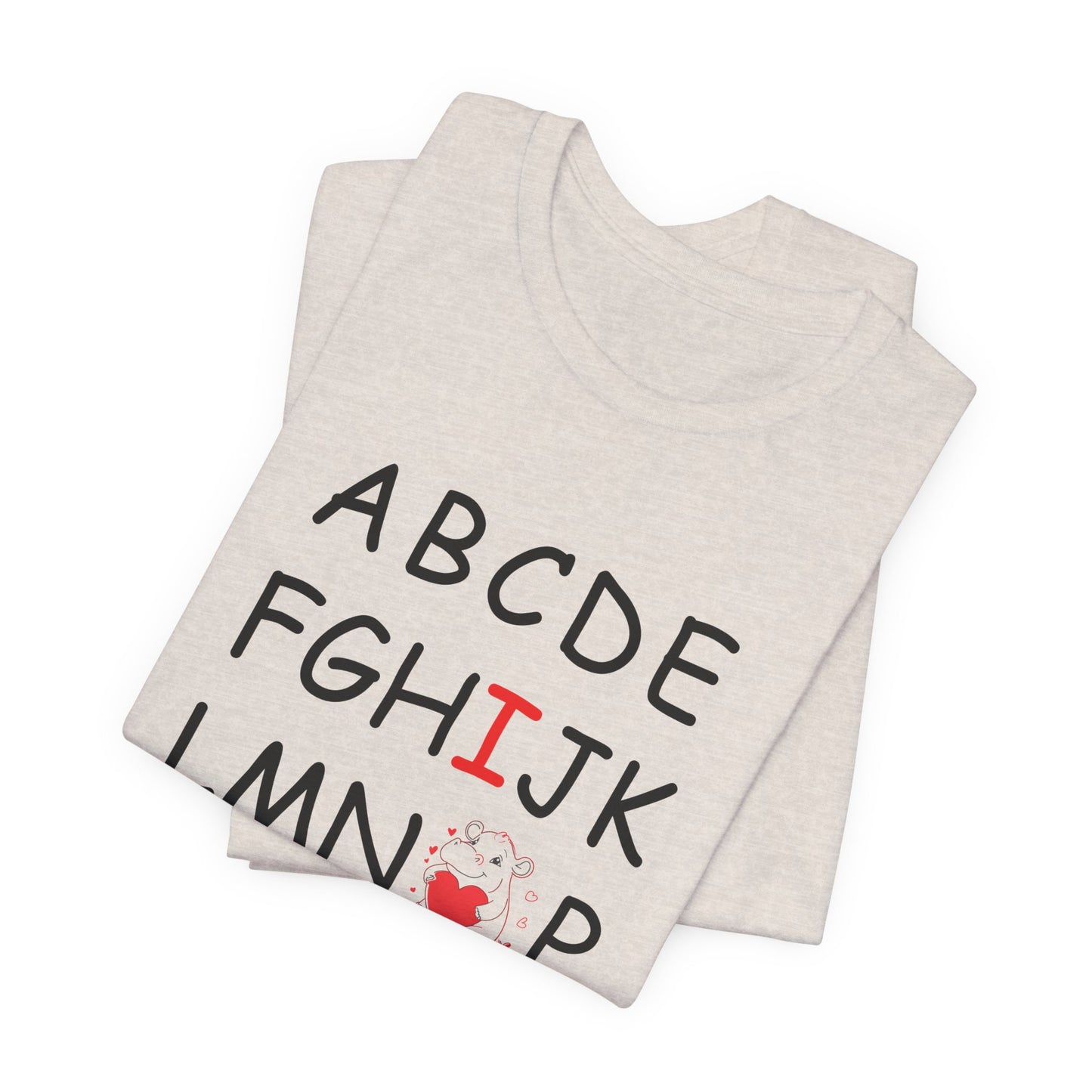 'ABC I Love You' Boyfriend Tee