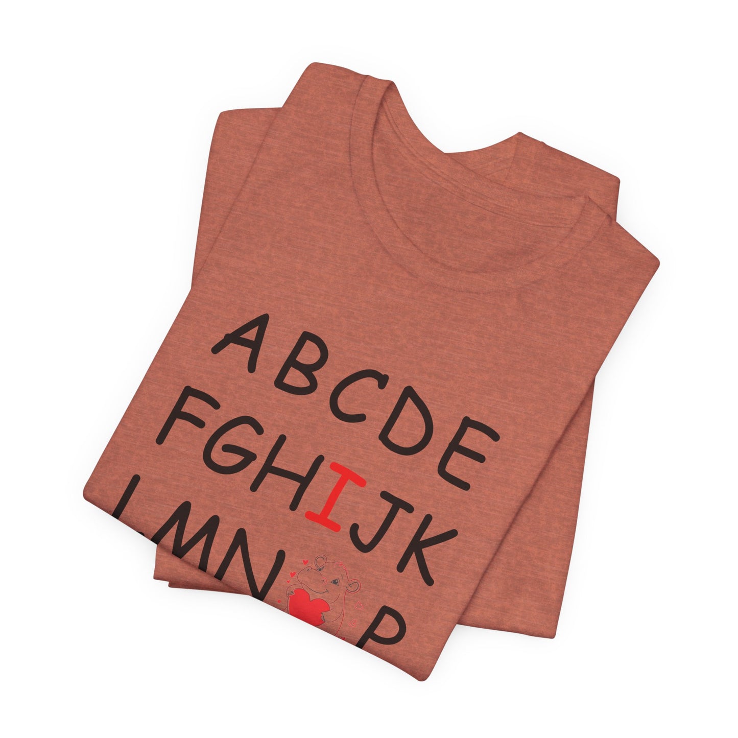 'ABC I Love You' Boyfriend Tee