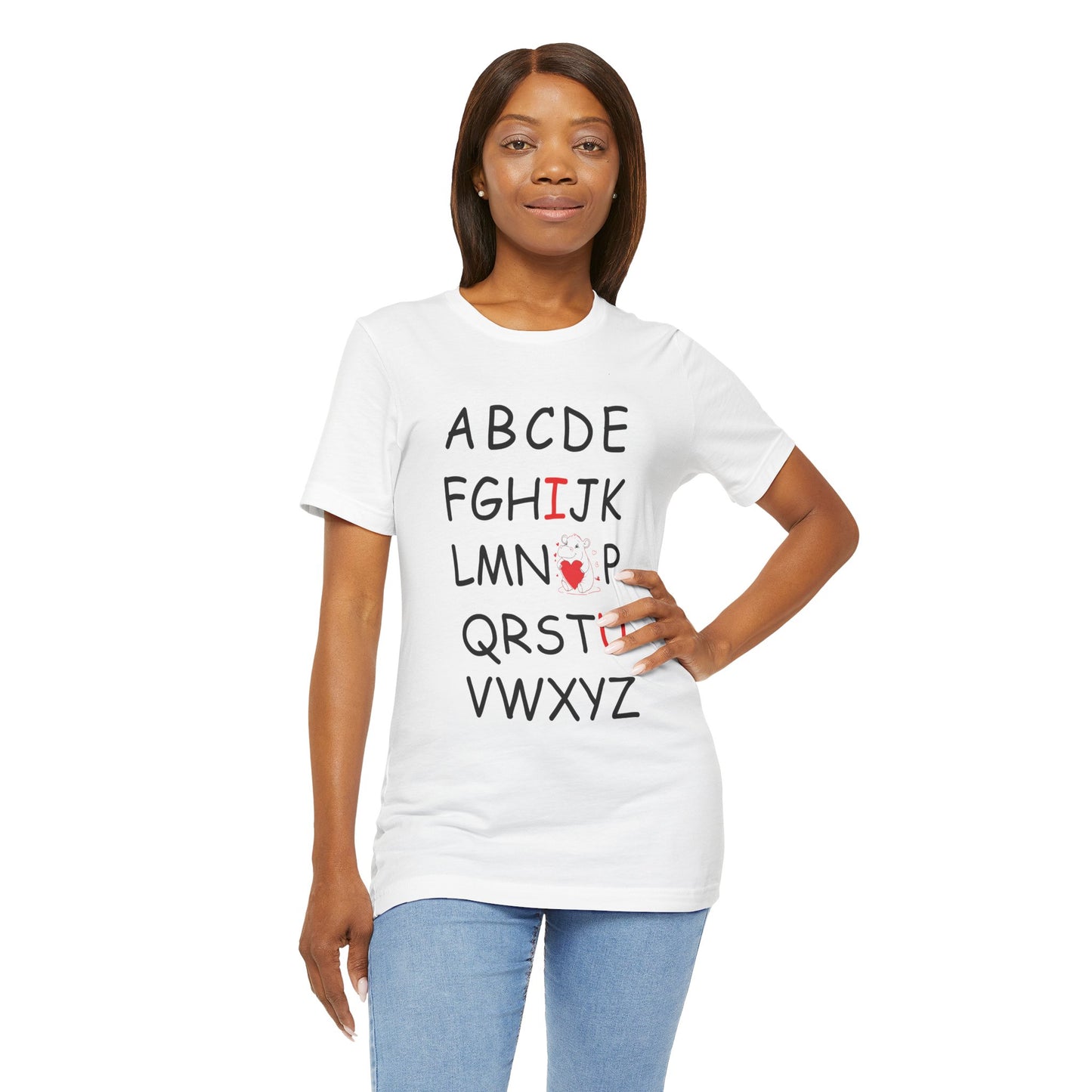 'ABC I Love You' Boyfriend Tee