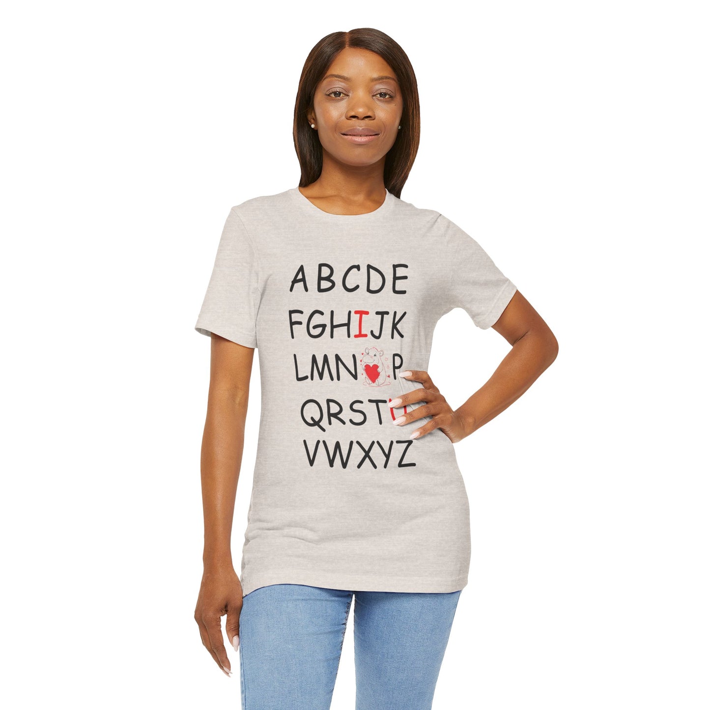 'ABC I Love You' Boyfriend Tee