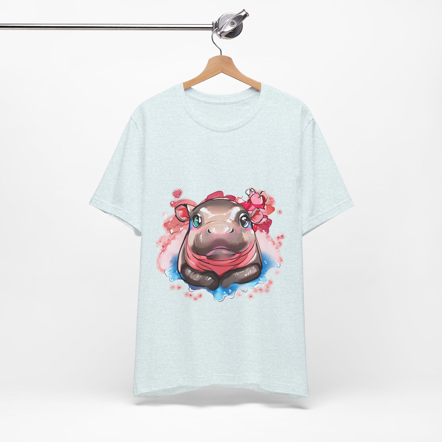 'Hippo Heart' Boyfriend Tee