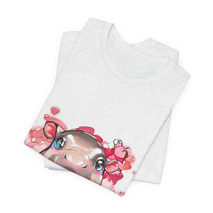 'Hippo Heart' Boyfriend Tee