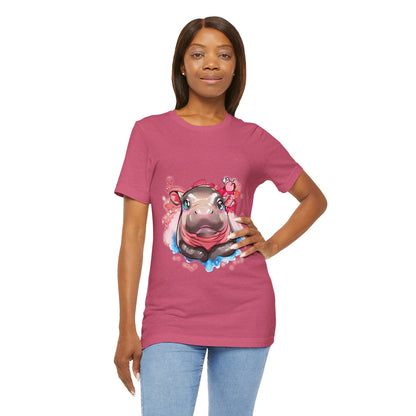 'Hippo Heart' Boyfriend Tee
