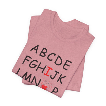 'ABC I Love You' Boyfriend Tee