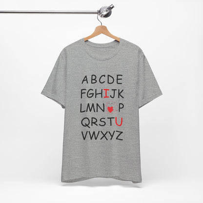 'ABC I Love You' Boyfriend Tee