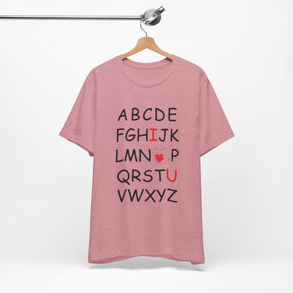 'ABC I Love You' Boyfriend Tee