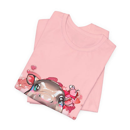 'Hippo Heart' Boyfriend Tee