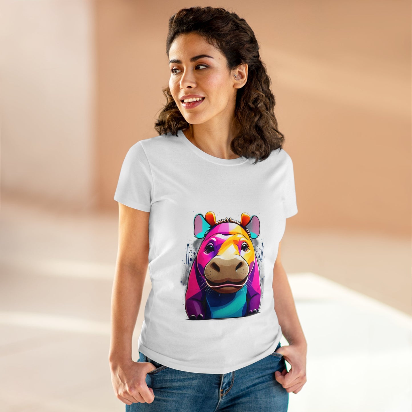 Artsy #002 Women's Midweight Cotton Tee