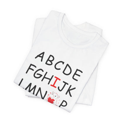 'ABC I Love You' Boyfriend Tee