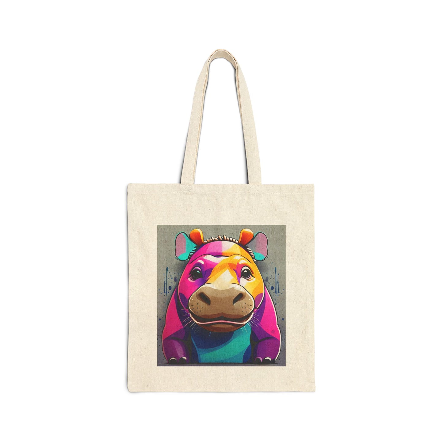 Artsy #002 Cotton Canvas Tote Bag