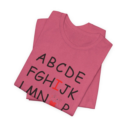 'ABC I Love You' Boyfriend Tee