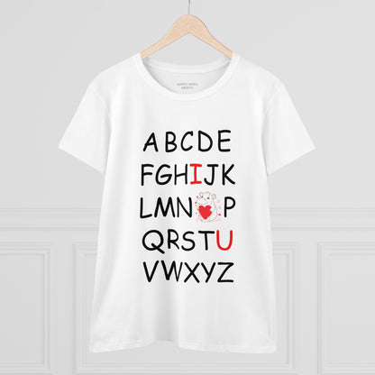 'ABC I love You' Comfy Cotton Tee