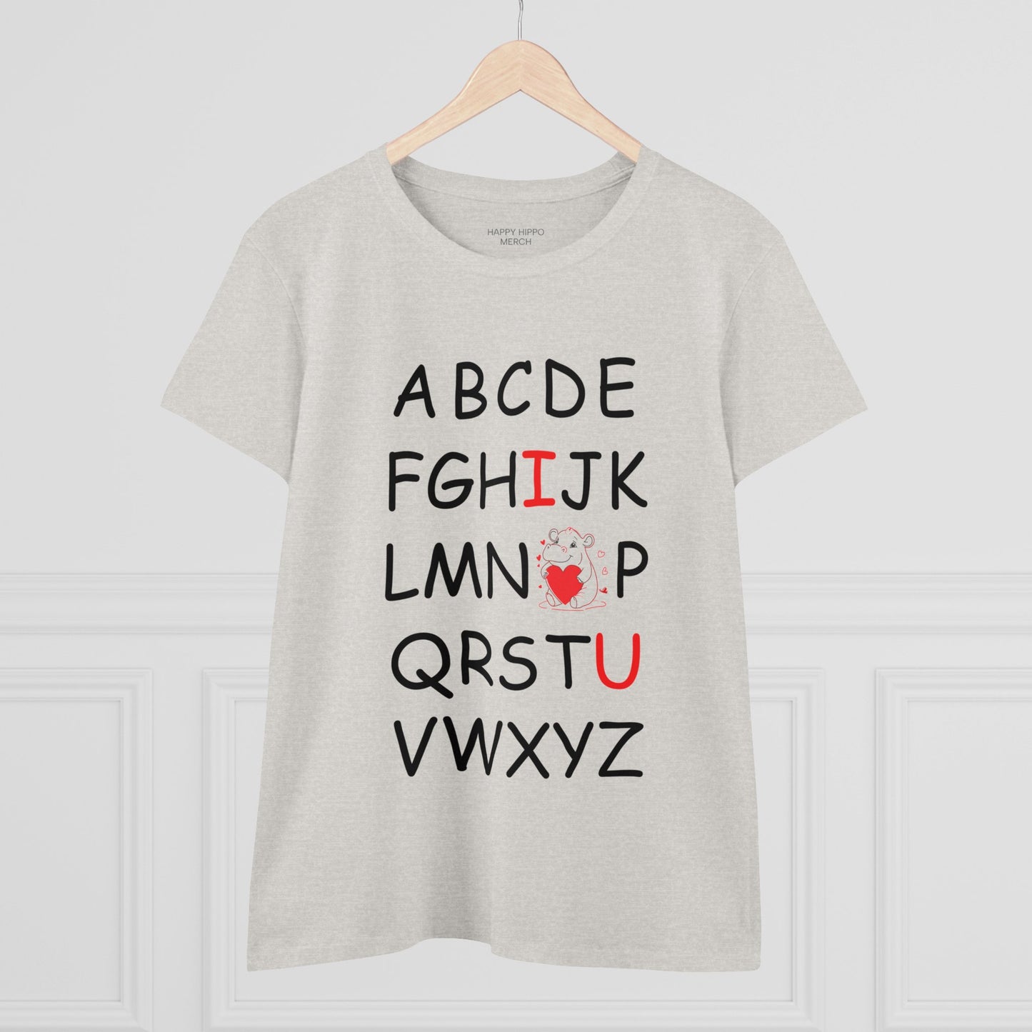 'ABC I love You' Comfy Cotton Tee
