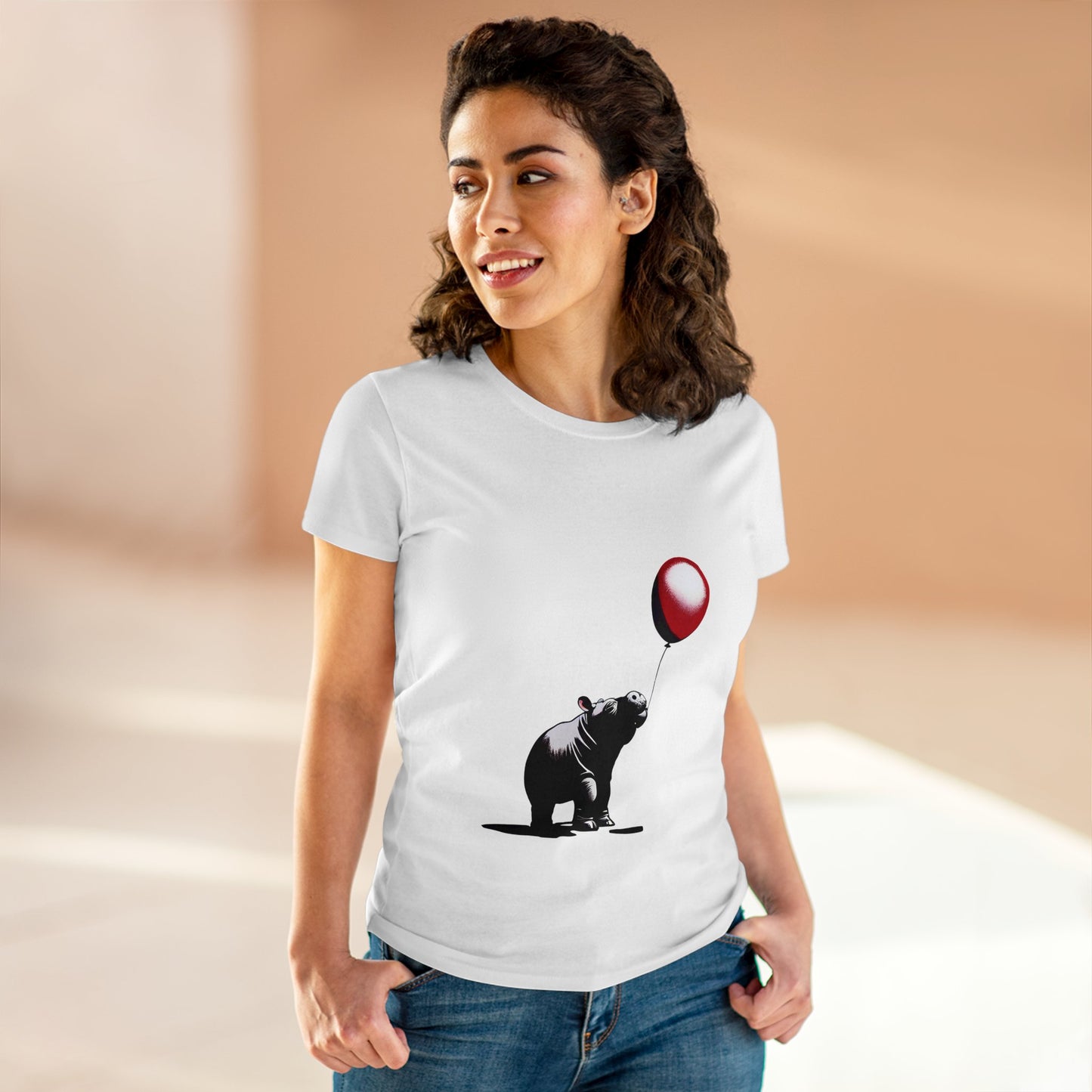 Artsy #001 Women's Midweight Cotton Tee